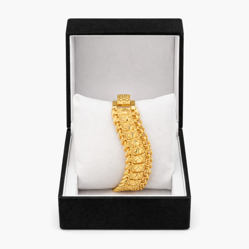 ChatGPT Image Dec 16, 2025, 02_17_39 PM سوار ذهبي فاخر بتصميم السلسلة الملكية