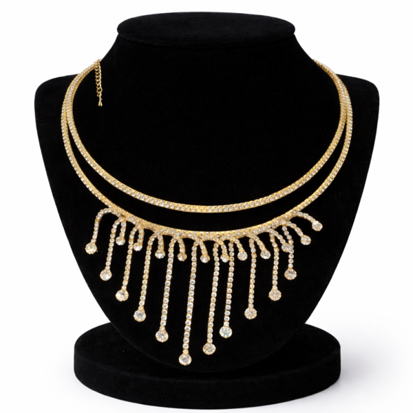 ChatGPT Image Dec 17, 2025, 06_11_24 PM طقم عقد شلال الكريستال الذهبي