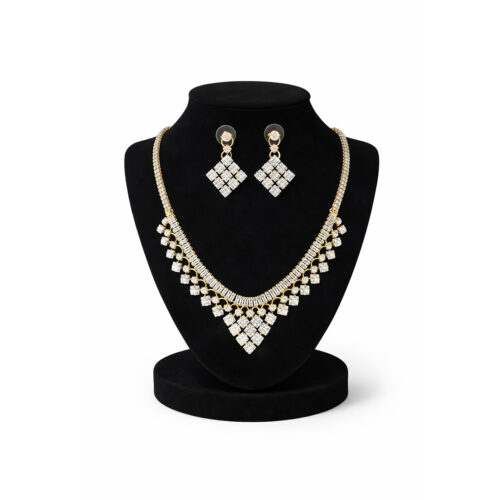 طقم دياموند سكوير – فخامة هندسية لامعة