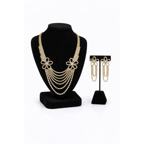 طقم فلاور كاسكيد – أناقة الزهور المتدلّية