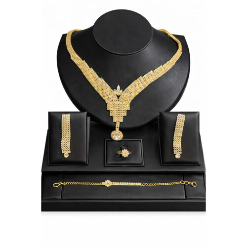 طقم الشلال الذهبي الفاخر